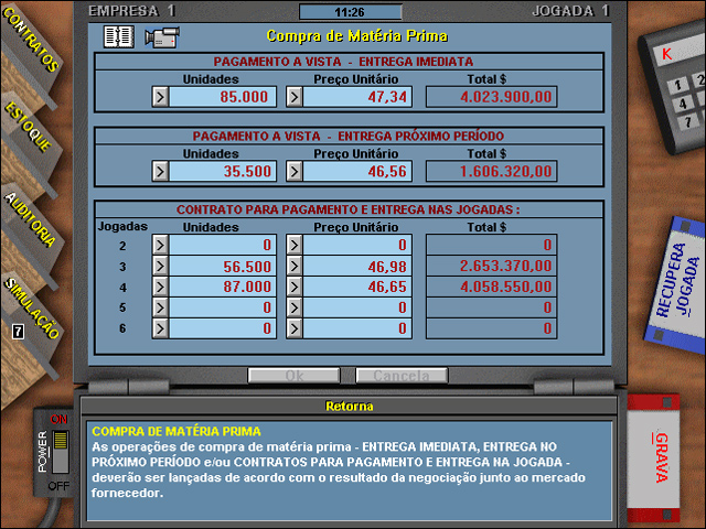 Jogo Master de Gestão de Negócios